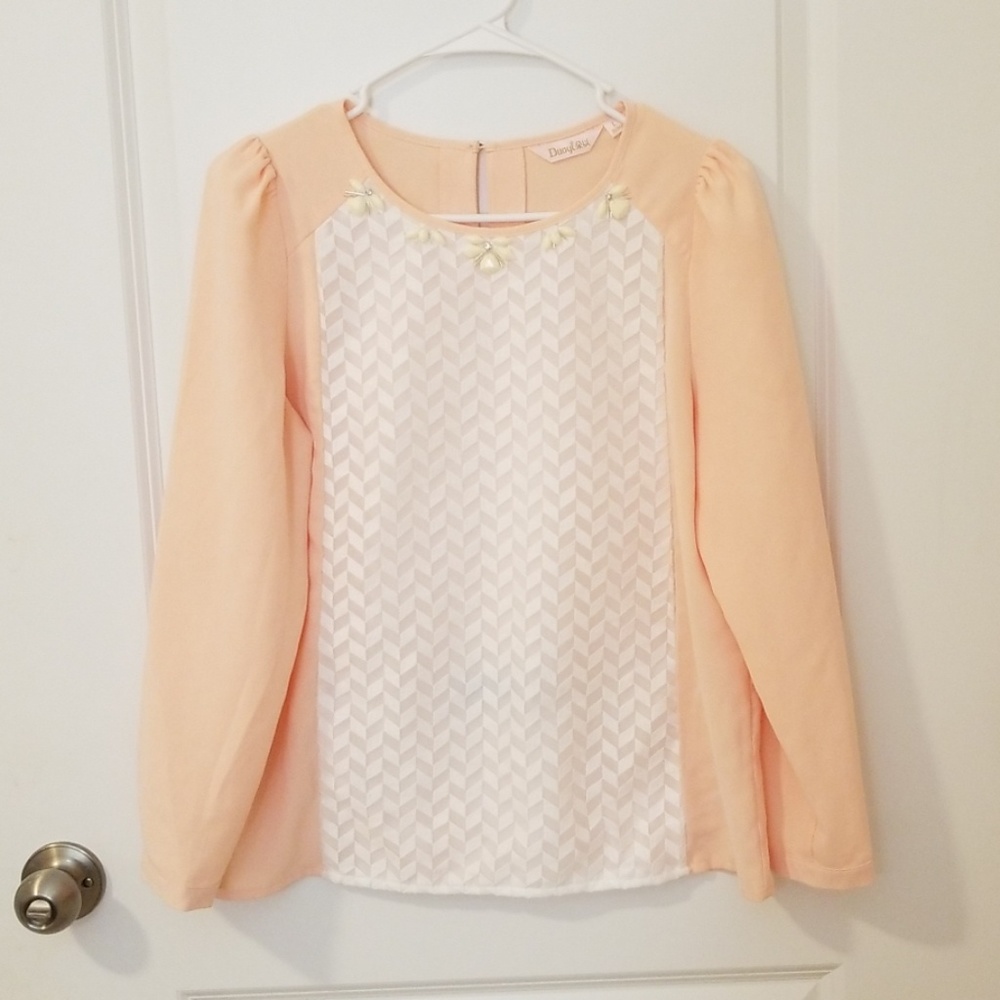 Rose pink top.